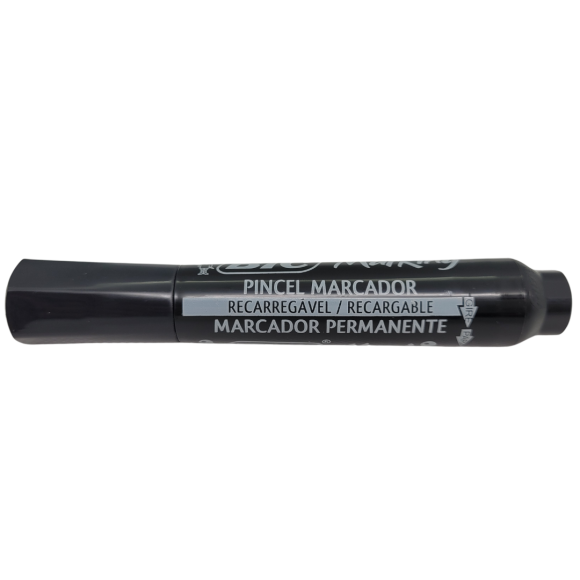 MARCADOR PERMANENTE MARKING RECARREGAVEL PRETO