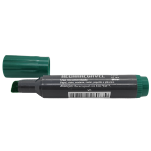MARCADOR PERMANENTE 1100P VERDE PINCEL ATOMICO