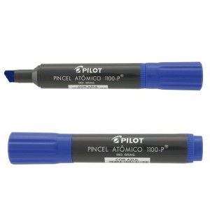 MARCADOR PERMANENTE 1100P AZUL PINCEL ATOMICO RECARREGAVEL