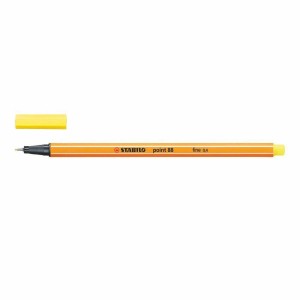 CANETA HIDROGRAFICA 0.4 AMARELO 88/44