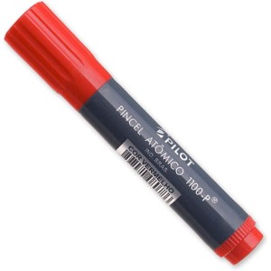 MARCADOR PERMANENTE 1100P VERMELHO PINCEL ATOMICO RECARREGAVEL