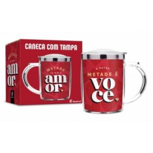 CANECA PLASTICA INOX SW - METADE DE MIM E VOCE