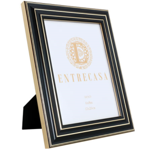 PORTA RETRATO 15X20 DE MDF FRISOS PRETO