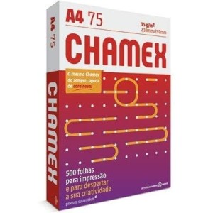 PAPEL SULFITE A4 75G CHAMEX 500 FLS