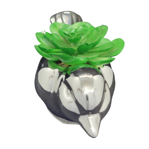 VASO DE CERAMICA PASSARO COM PLANTA