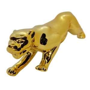 ENFEITE LEOPARDO DOURADO