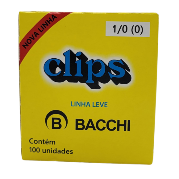 CLIPS 1/0 GALVANIZADO C/100 UN LINHA LEVE