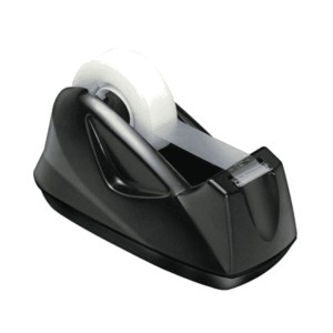 SUPORTE PARA FITA ADESIVA PEQUENO PRETO