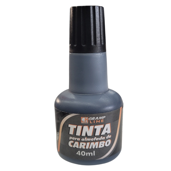 TINTA CARIMBO 40ML PRETA