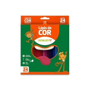 LAPIS DE COR 24 CORES SEXTAVADO