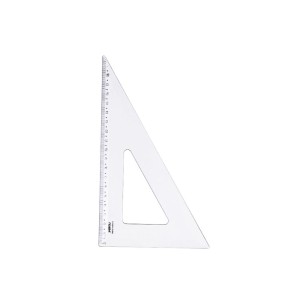 ESQUADRO 60º X 19CM CRISTAL