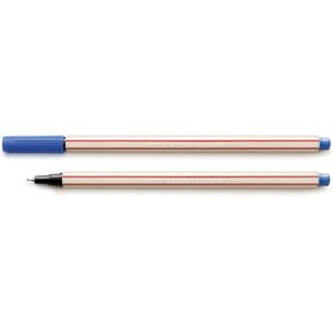 CANETA PONTA POROSA 0.4MM AZUL ESCURO MICROLINE